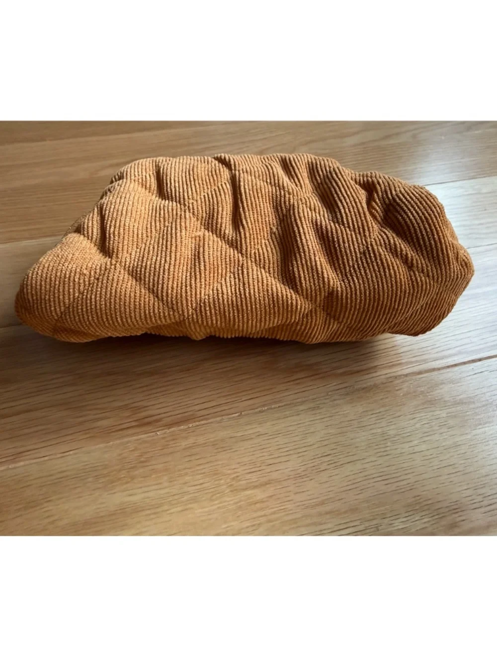NEW SEZANE Quilt Make Up Pouch - Camel